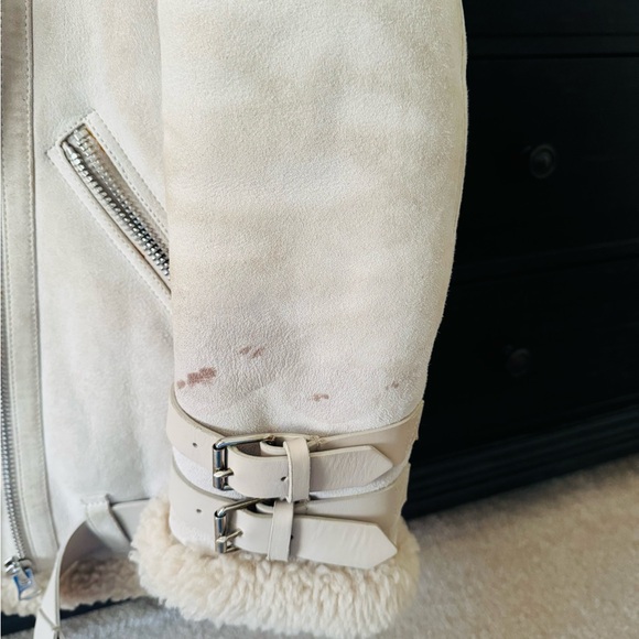 Authentic ACNE STUDIOS VELOCITE Cream Teddy Jacket - Picture 5 of 6